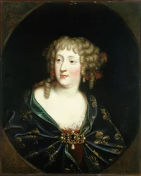 Portret Marii Teresy z Hiszpanii 1638-1683, królowej Francji, ok. 1675.