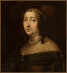 Portret Marii Ludwiki Gonzagi 1611-1667, Królowej Polski, poł. XVII w.