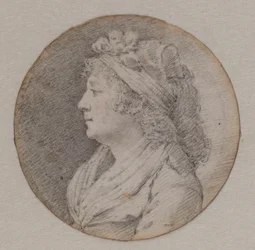 Portret Marii Louise z Sabaudii 1749-1792, księżnej Lamballe.