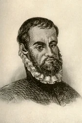 Portret Pedro Menendeza de Aviles, przedstawiający strój hiszpański, c1570-1580, 1937.