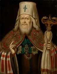 Portret Platona II Lewszyna, metropolity moskiewskiego 1737-1812, 2. poł. XVIII w.