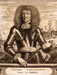 Portret księcia Georga Friedricha von Waldeck 1620-1692 Od: Scena wojny, 1675.