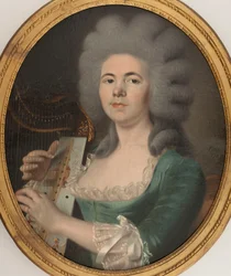 Portret Rozalii Dugazon 1755-1821, 1787.