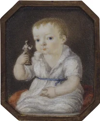 Portret Siergieja Iwanowicza Wołkowa jako dziecko, ok. 1808