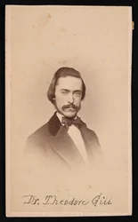 Portret Teodora Nicholasa Gilla 1837-1914, około lat 60. XIX wieku.