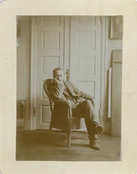 Portret Vilhelma Hammershøi 1864-1916.