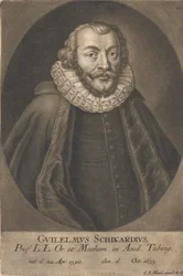 Portret Wilhelma Schickarda 1592-1635.