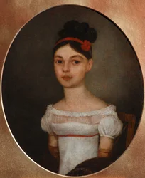 Portret Jelizawiety Fiodorownej Ozerowej, z d. Zagryazyskaja 1800-1885, ok. 1930 r. 1815