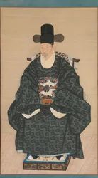 Portret Yun Dongseoma 1710-1795, ca. 1790-1805.