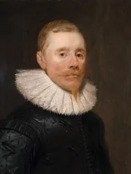 Portret dżentelmena, 1600-1700.