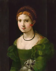 Portret młodej kobiety, 15301540.
