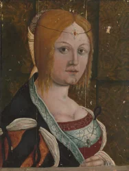 Portret włoskiej kobiety.