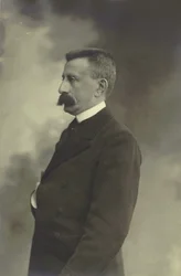 Portret pianisty i kompozytora Moritza Moszkowskiego 1854-1925, ca. 1900.