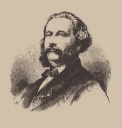 Portret kompozytora Alfreda Jaëlla 1832-1882.