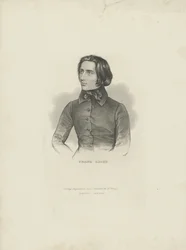 Portret kompozytora Franciszka Liszta 1811-1886, 1840-1850.