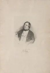 Portret kompozytora Johanna Friedricha Kittla 1806-1868, ok. 1930 r. 1850.