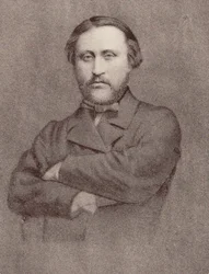Portret kompozytora Léona Kreutzera 1817-1868.