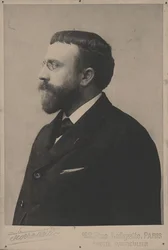 Portret kompozytora Paula Vidala 1863-1931.