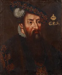 Portret króla Gustawa I Szwecji 1496-1560, um 1700