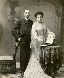 Portret przywódcy zgromadzenia szlachty moskiewskiej Piotra Basilewskiego 1855-1920
