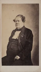 Portret kompozytora Auguste-Mathieu Panserona 1796-1859, ok. 1855.