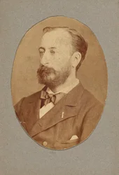 Portret kompozytora Camille Saint-Saënsa 1835-1921, ok. 201 1880.