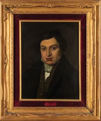 Portret kompozytora Gioachino Antonio Rossiniego 1792-1868.