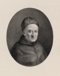 Portret kompozytora Giovanniego Battisty Martiniego 1706-1784.