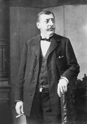 Portret dyrygenta i kompozytora Felixa Mottla 1856-1911.