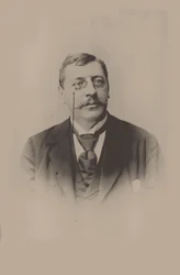 Portret dyrygenta i kompozytora Felixa Mottla 1856-1911.
