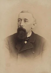Portret librecisty i kompozytora Franza Friedricha Richarda Genée 1823-1895, ok. 1930 r. 1880.