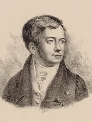Portret organisty i kompozytora Friedricha Schneidera 1786-1853.