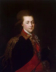 Portret pałacowego adiutanta Aleksandra Lanskoya, ulubieńca Katarzyny II, 1784
