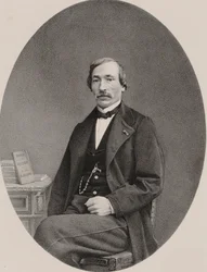 Portret skrzypka i kompozytora Delphina Alarda 1815-1888 , 1870.