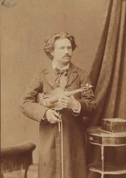 Portret skrzypka i kompozytora Franciszka Ondricka 1857-1922, 1882-1883.
