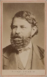 Portret skrzypka i kompozytora Josepha Joachima 1831-1907, lata 70. XIX wieku.