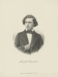 Portret skrzypka i kompozytora Josepha Joachima 1831-1907, ok. 1855.