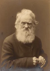Pozowany portret starca, Landskrona, Szwecja, 1910