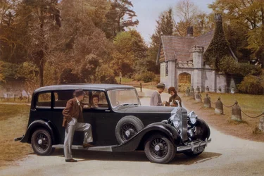 Plakat reklamujący samochody Rolls-Royce, 1939