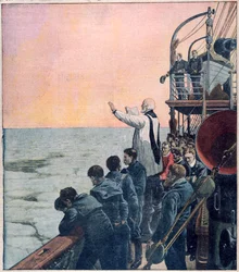 Modlitwy na miejscu zatonięcia Titanica, 1912