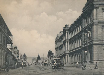 Pretoria - Market Street od strony południowej, c1912.
