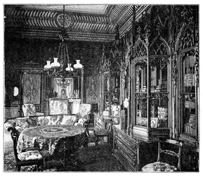 Sala Muzyczna Księcia Alberta, Pałac Buckingham, 1900