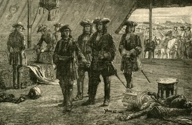 Książę Eugeniusz po zwycięstwie nad Turkami w Belgradzie, 1717, 1890.