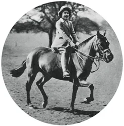 Księżniczka Elżbieta na koniu, Windsor Great Park, 1935, 1937