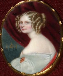 Księżniczka Friederike Charlotte Marie z Wirtembergii”, 1807-1873, lata 30. XIX wieku.