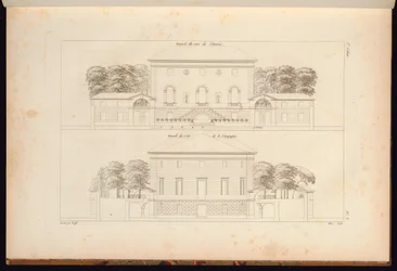 Druk, kolekcja architektury cywilnej ..., 1806–12