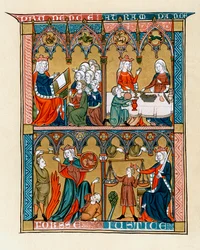 Roztropność, Wstrzemięźliwość, Męstwo i Sprawiedliwość, 1290-1300