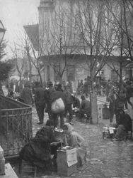 Pisarze publiczni na ulicy Konstantynopola, 1913