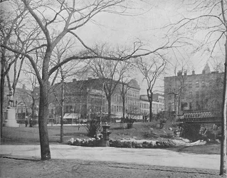 Plac publiczny, Cleveland, Ohio, ok. 1897.