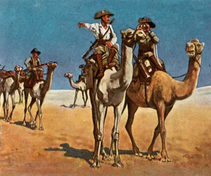 W pogoni za Simonem-Copper-Hottentottami na pustyni Kalahari, 16 marca 1908, 1936.